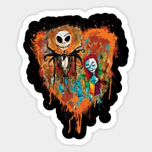 Jack N Sally Sticker